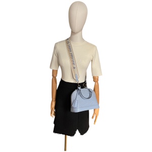 Louis Vuitton Alma BB Epi Bleu Nuage