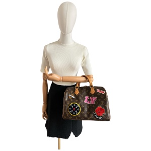 Louis Vuitton Speedy Bandouliere 30 Patches