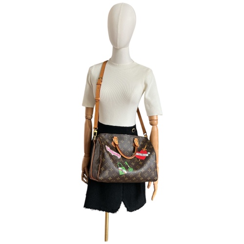 Louis Vuitton Speedy Bandouliere 30 Patches
