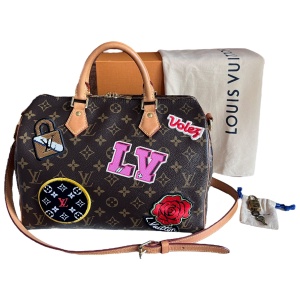 Louis Vuitton Speedy Bandouliere 30 Patches