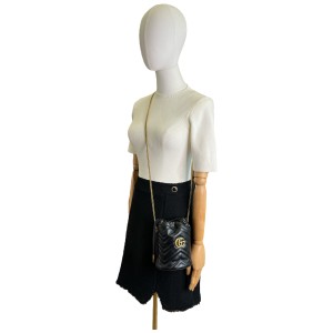 Gucci Marmont Bucket Bag Black