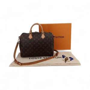 Louis Vuitton Speedy 30 Bandouliere Monogram Canvas