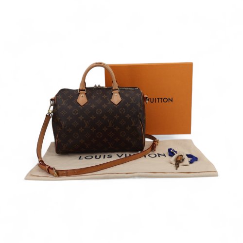 Louis Vuitton Speedy 30 Bandouliere Monogram Canvas