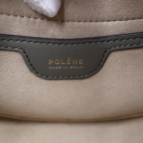 Polène Numero Dix Smooth Smokey Green Handbags Polène 17
