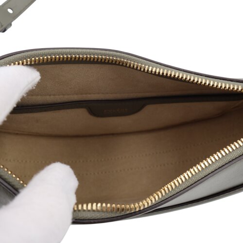 Polène Numero Dix Smooth Smokey Green Handbags Polène 16