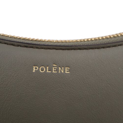 Polène Numero Dix Smooth Smokey Green Handbags Polène 14