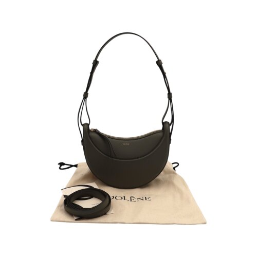 Polène Numero Dix Smooth Smokey Green Handbags Polène 7