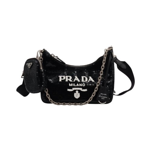Prada Re-Edition 2005 Black Handbags Prada