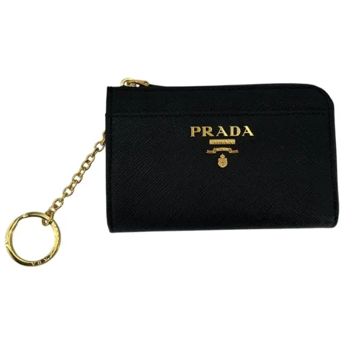 Prada Schlüsseletui Saffiano Schwarz