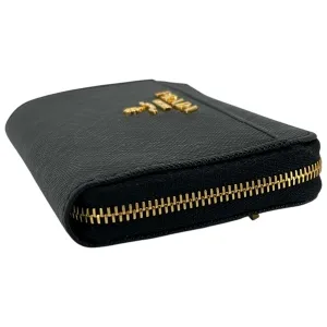 Prada Schlüsseletui Saffiano Schwarz