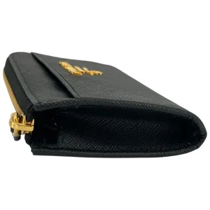 Prada Schlüsseletui Saffiano Schwarz