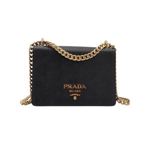 Prada Schultertasche Saffiano Leder Handtaschen Prada 18