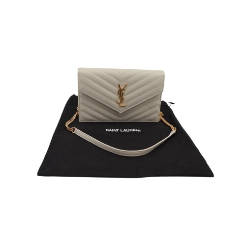 Saint Laurent Cassandre Envelope Chain Wallet Handtaschen Saint Laurent 6