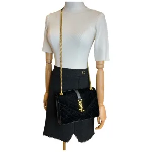 Saint Laurent Envelope Medium Schwarz