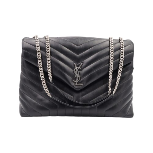 Saint Laurent Loulou Large Black Handbags Saint Laurent