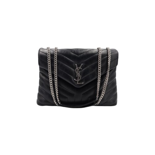 Saint Laurent Loulou Medium Black Handbags Saint Laurent