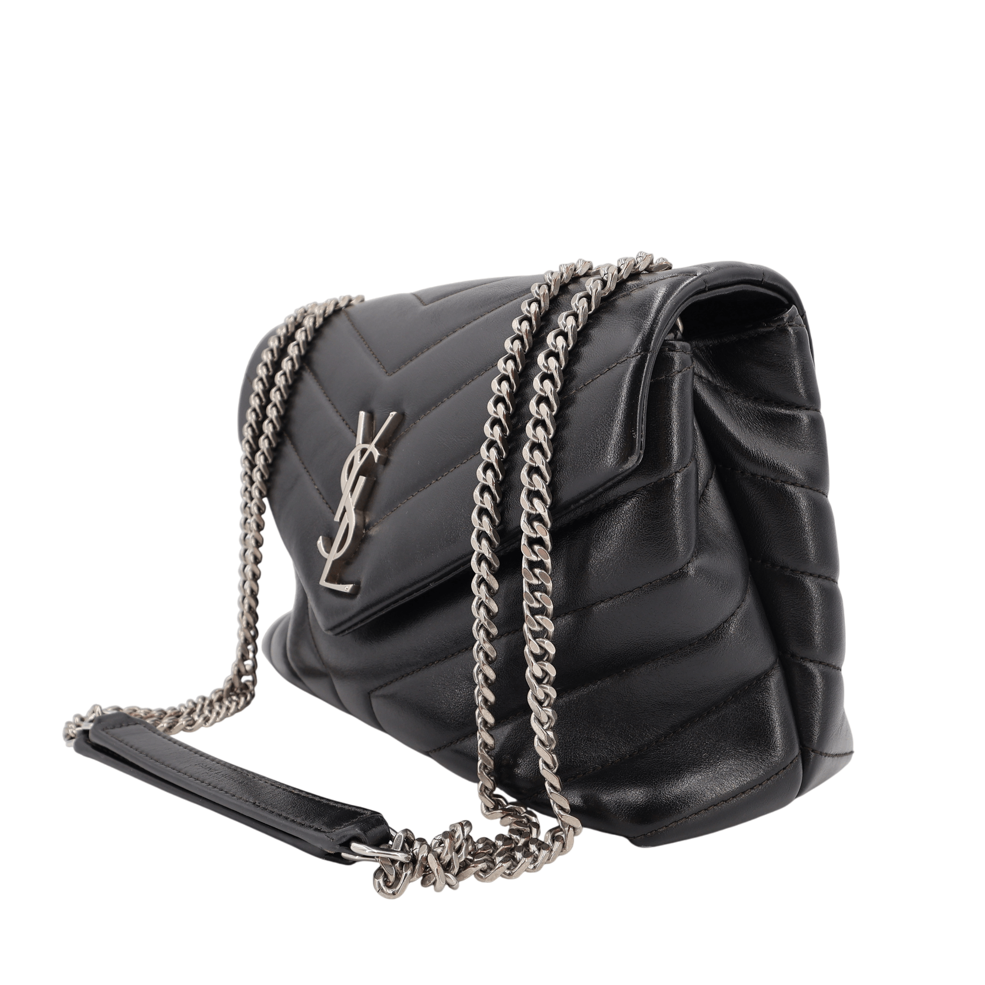 Saint Laurent Loulou Small Schwarz I Love Handbags