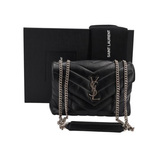 Saint Laurent Loulou Small Schwarz