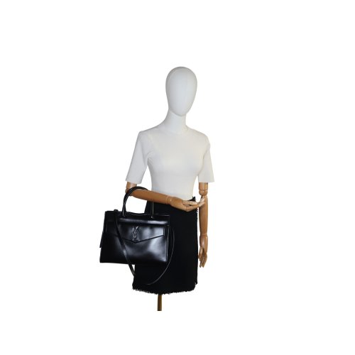 Saint Laurent Uptown Tote Bag Medium Schwarz