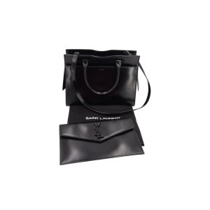 Saint Laurent Uptown Tote Bag Medium Schwarz