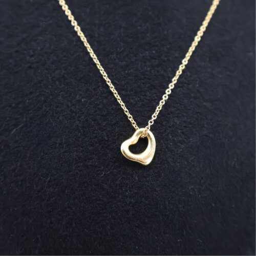 Tiffany & Co. Elsa Peretti Open Heart ogrlica iz rumenega zlata nakit Elsa Peretti 6 Tiffany & Co. Elsa Peretti Open Heart ogrlica iz rumenega zlata nakit Elsa Peretti 6