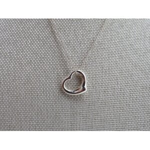 Tiffany & Co. Elsa Peretti Open Heart Kette Schmuck Elsa Peretti 14 Tiffany & Co. Elsa Peretti Open Heart Kette Schmuck Elsa Peretti 14