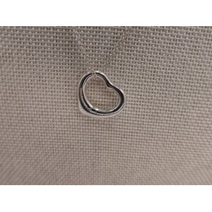 Tiffany & Co. Elsa Peretti Open Heart Kette Schmuck Elsa Peretti 15 Tiffany & Co. Elsa Peretti Open Heart Kette Schmuck Elsa Peretti 15
