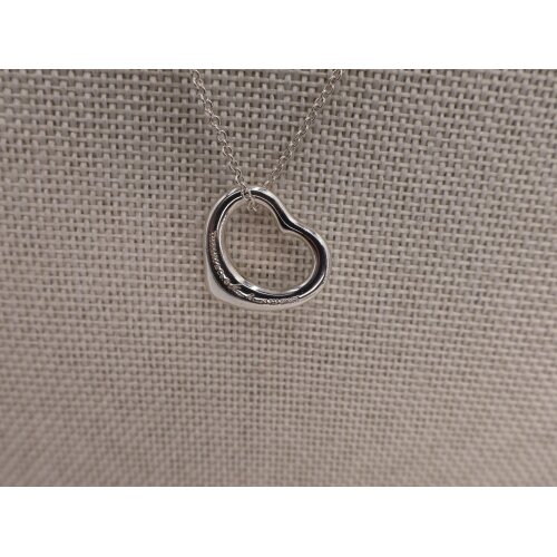 Tiffany & Co. Elsa Peretti Open Heart Kette Schmuck Elsa Peretti 8 Tiffany & Co. Elsa Peretti Open Heart Kette Schmuck Elsa Peretti 8