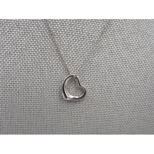 Tiffany & Co. Elsa Peretti Open Heart Kette Schmuck Elsa Peretti 6 Tiffany & Co. Elsa Peretti Open Heart Kette Schmuck Elsa Peretti 6