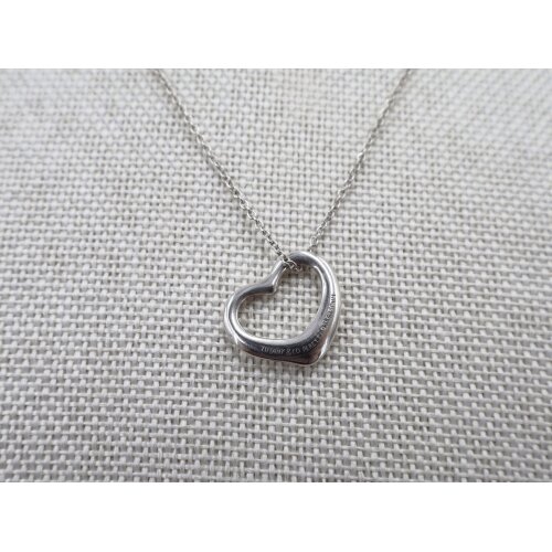 Tiffany & Co. Elsa Peretti Open Heart Kette Schmuck Elsa Peretti 7 Tiffany & Co. Elsa Peretti Open Heart Kette Schmuck Elsa Peretti 7