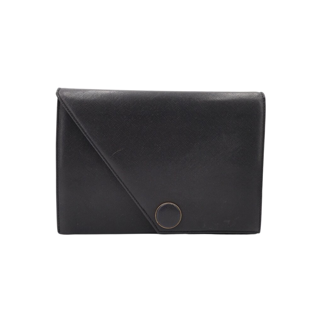 Yves Saint Laurent Vintage Clutch Schwarz Handtaschen Saint Laurent