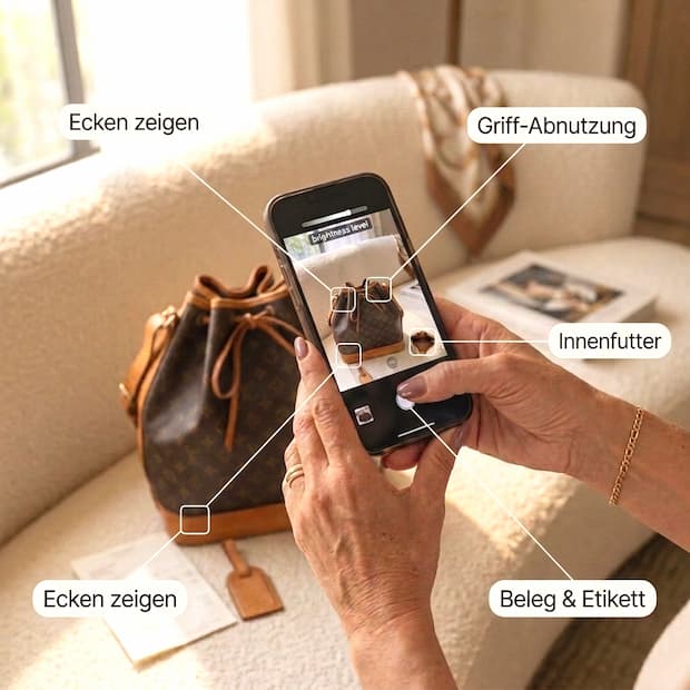 how to take great photos when selling your secondhand designer bag